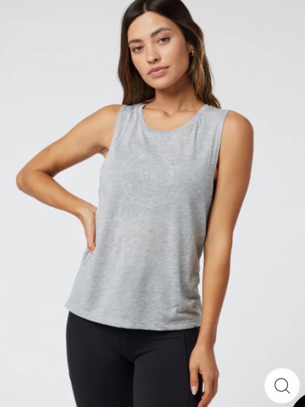 Vuori Inspire Happiness Sleeveless Logo Tank